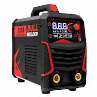SOLDADORA INVERTER ELECTRODO 225 AMP PULSADO BULLWELDER